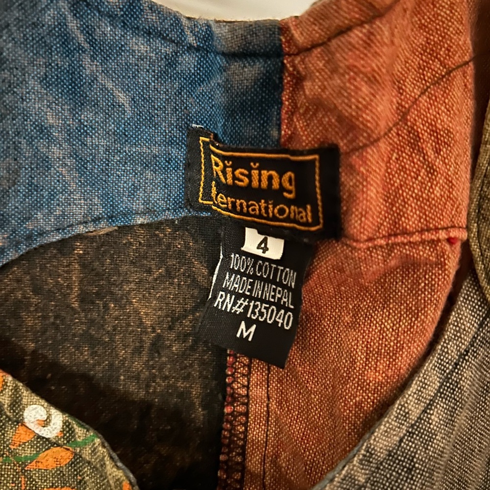 Rising International Multicolor Patchwork wide le… - image 4